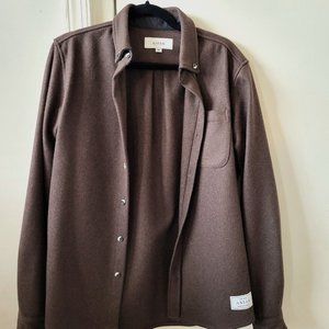 Anian - Modern Melton Wool - Brown - Size M
